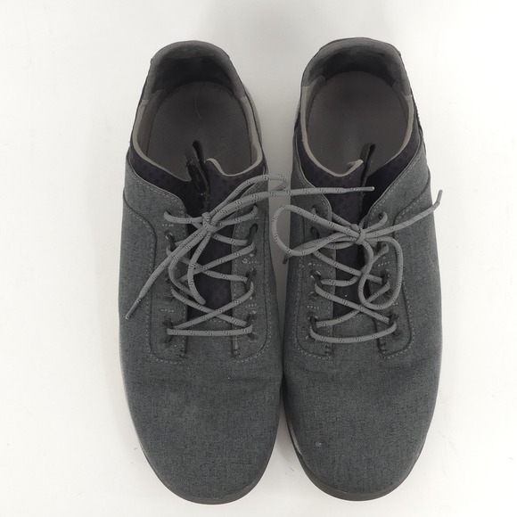 OluKai Nanea Li Gray Canvas Casual Lace Up‎ Shoes Sneakers Men\'s 13